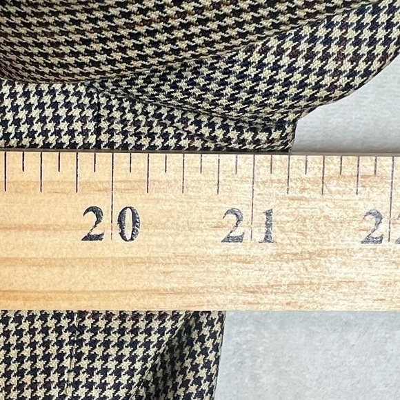 Brooks Brothers 41R Made in Italy 100% Wool Houndstooth 2 Button Blazer Coat - Picture 15 of 16